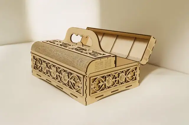 Coffret Decoratif Bois - création artisanale CREAFAMAX