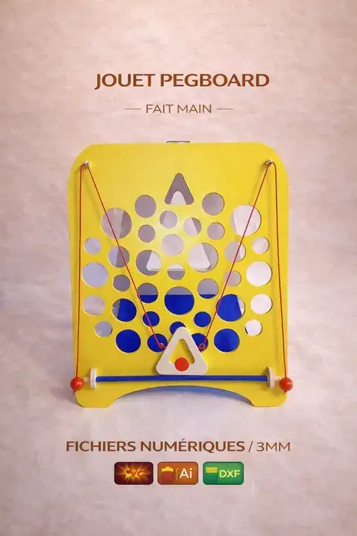 Jeu Motricite Gruyere Bois - création artisanale CREAFAMAX