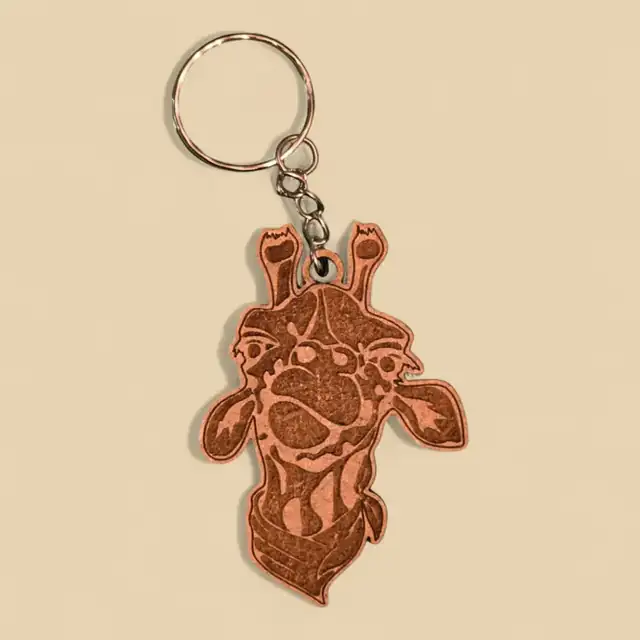 Porte Clé Tortue Bois - création artisanale CREAFAMAX