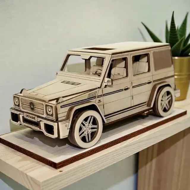 Suv G Class Bois Maquette - création artisanale CREAFAMAX