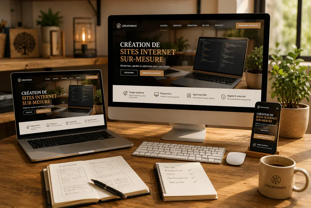 Création de sites internet vitrines pour artisans et indépendants