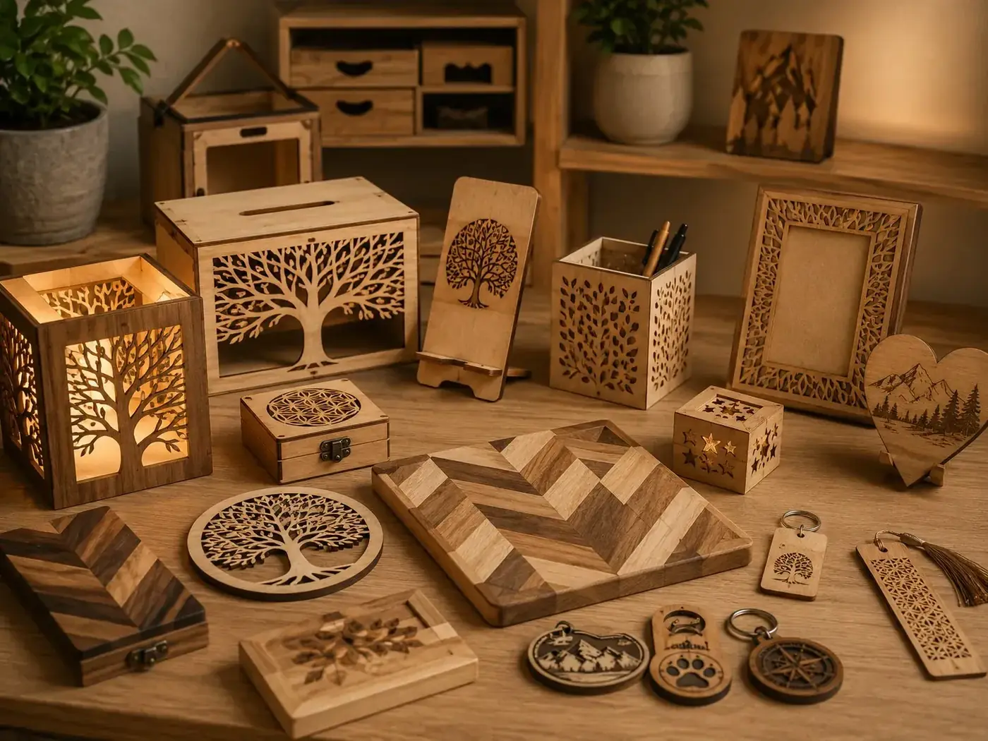 Atelier bois, créations personnalisées et gravure laser CREAFAMAX